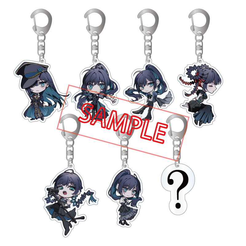 [Pre-order] Ado Lively and graceful! Acrylic keychains (7 random designs)
