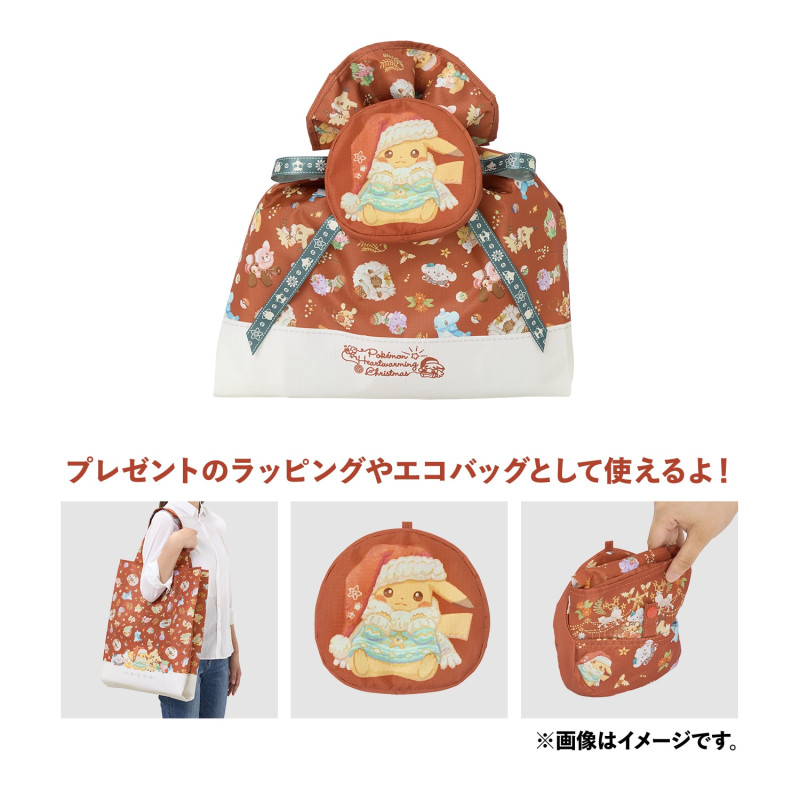 [Pre-order] "Pokémon" Heartwarming Christmas Wrapping & Eco Bag L