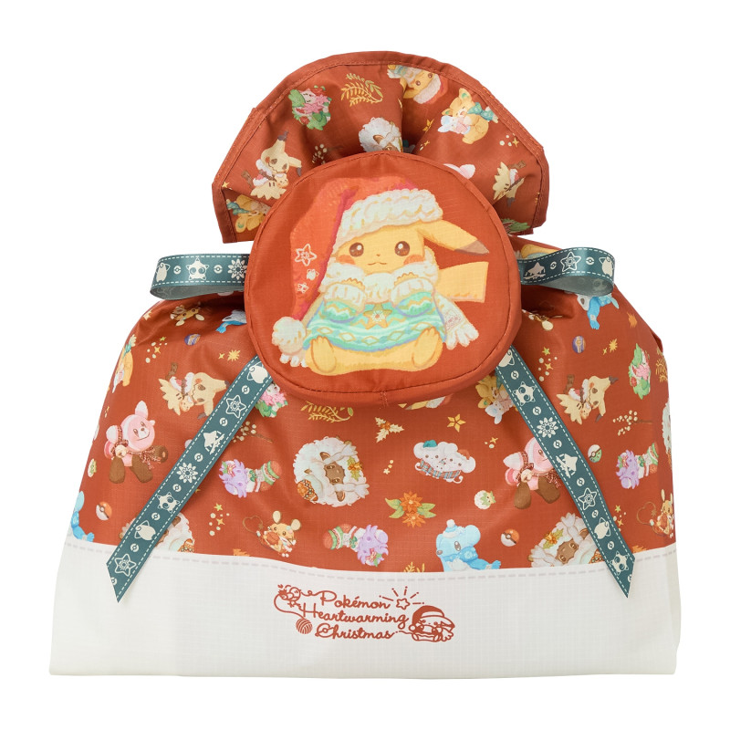 [Pre-order] "Pokémon" Heartwarming Christmas Wrapping & Eco Bag L