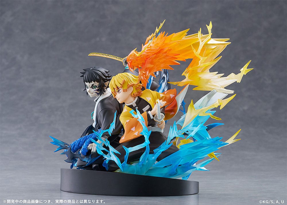 Demon Slayer: Kimetsu no Yaiba PVC Statue Zenitsu Agatsuma & Kaigaku 15 cm