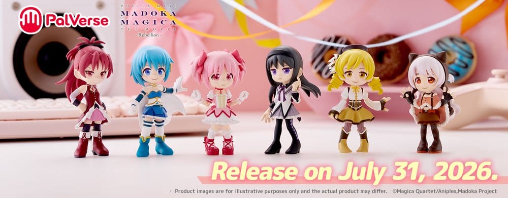 Puella Magi Madoka Magica PalVerse Collection PVC Figures Box Ver. 9 cm Assortment (6)