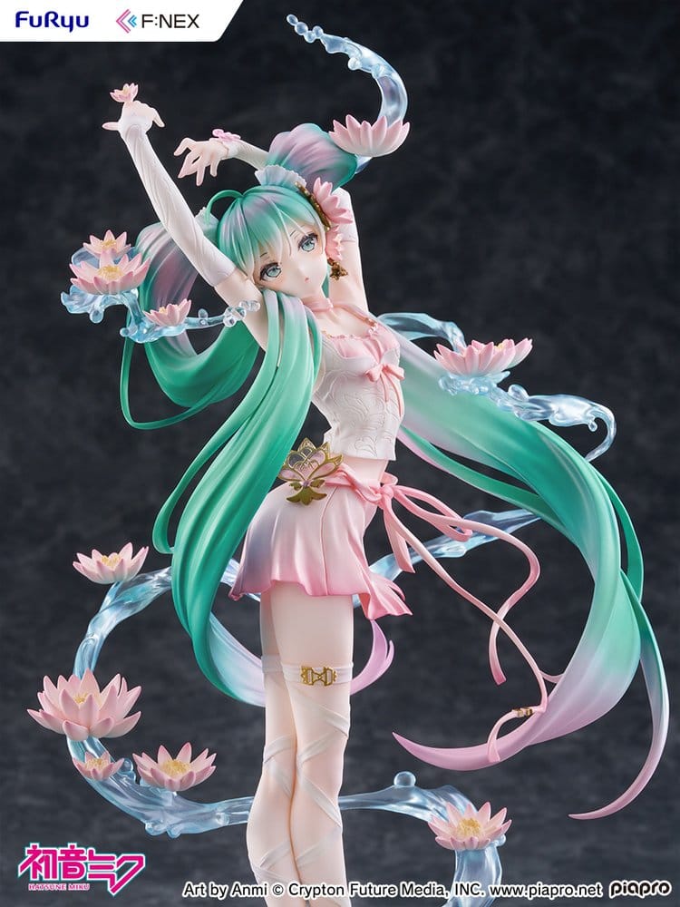Hatsune Miku F:NEX PVC Statue 1/7 Water lily Ver. 27 cm