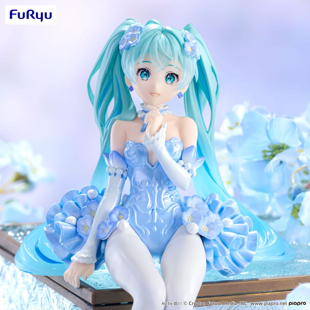 [Pre-order] Noodle Stopper Hatsune Miku Flower Fairy Nemophila Pail Blue Color Ver.