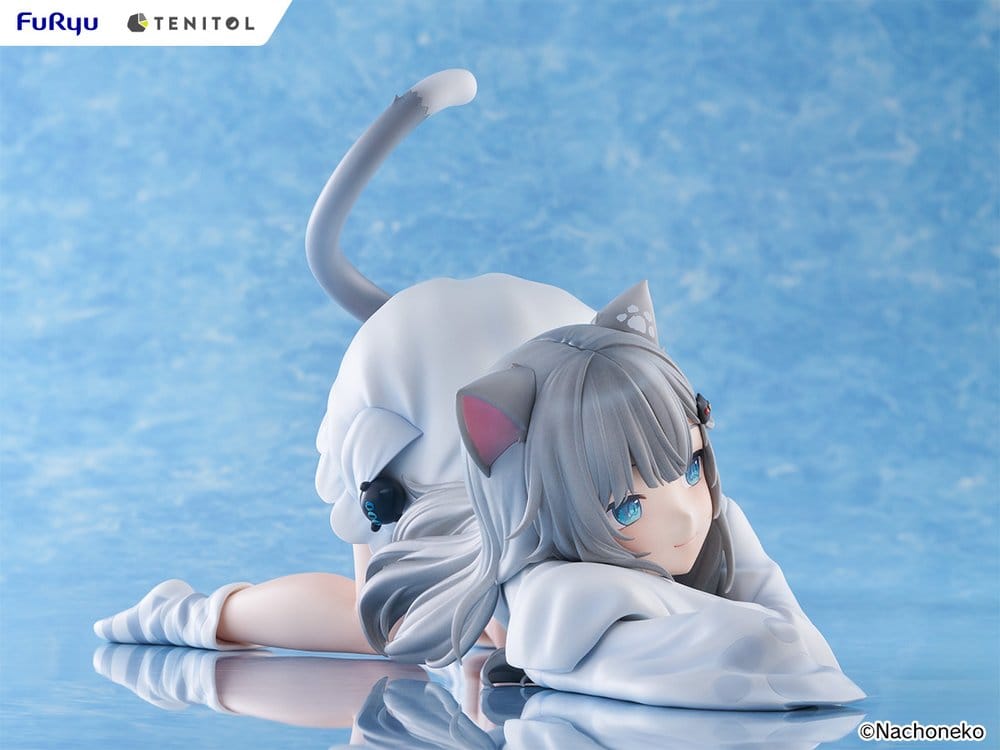 Virtual Youtuber Tenitol Big Noodle Stopper PVC Figure Nachoneko 18 cm