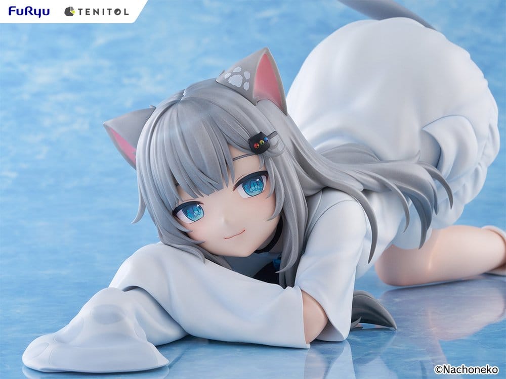 Virtual Youtuber Tenitol Big Noodle Stopper PVC Figure Nachoneko 18 cm