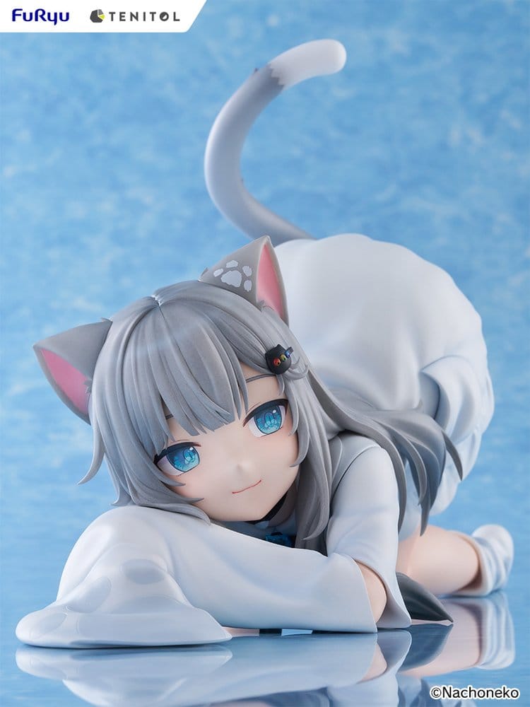 Virtual Youtuber Tenitol Big Noodle Stopper PVC Figure Nachoneko 18 cm