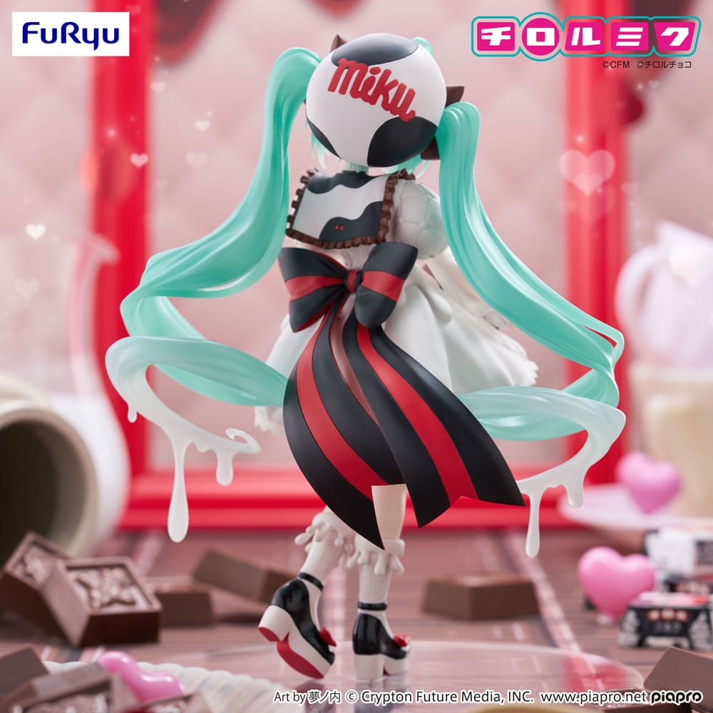 Hatsune Miku x Tirol Choco Trio-Try-iT PVC Statue Hatsune Miku Milk Ver. 18 cm