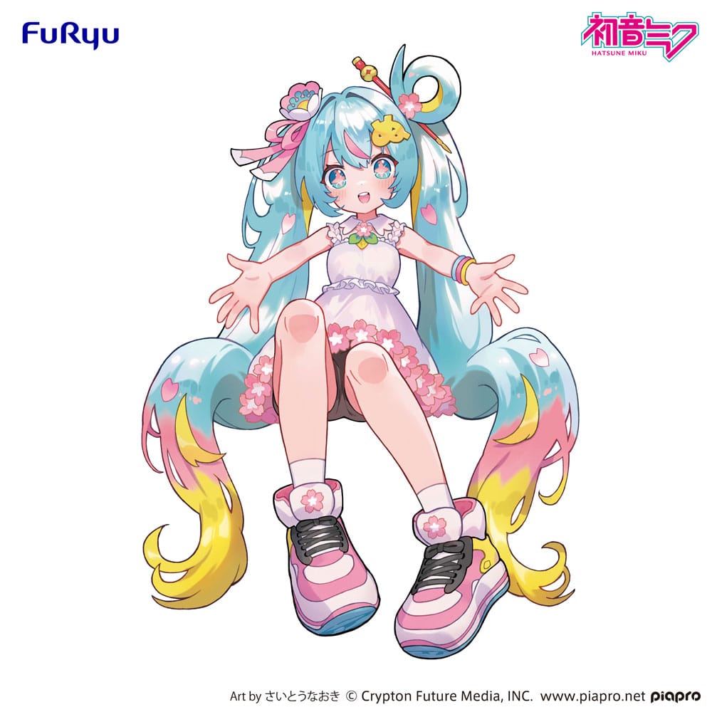In stock] Hatsune Miku Noodle Stopper PVC Statue Hatsune Miku 10th