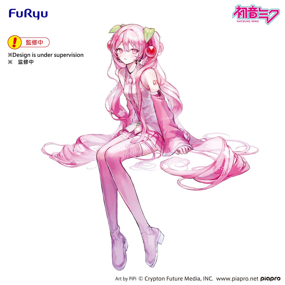 Hatsune Miku Noodle Stopper PVC Statue Sakura Miku 2026 14 cm