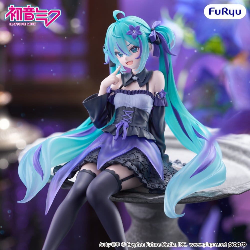 Hatsune Miku Noodle Stopper PVC Figure Flower Fairy Bellflower 14 cm