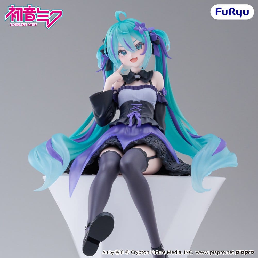 Hatsune Miku Noodle Stopper PVC Figure Flower Fairy Bellflower 14 cm