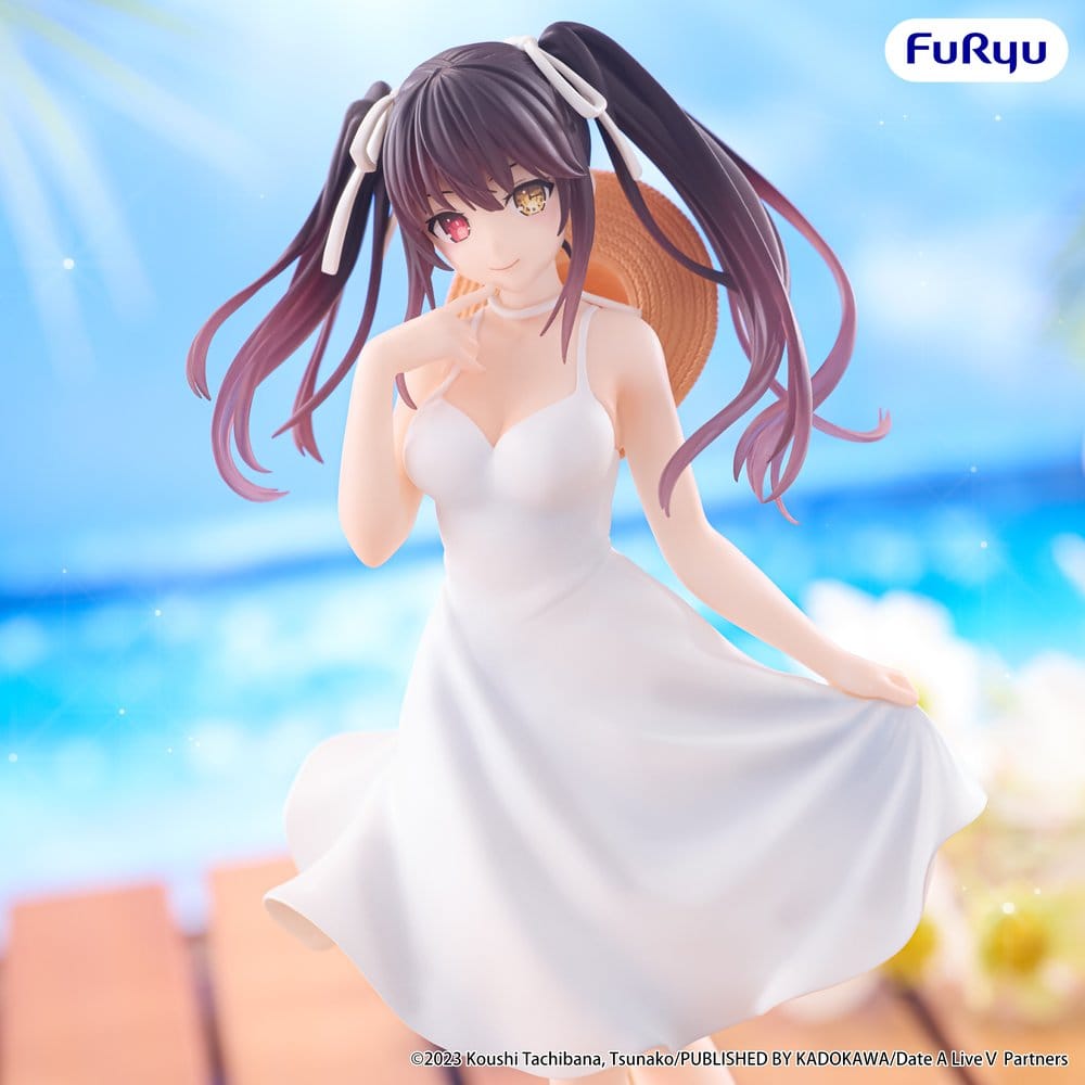 Date A Live Summer Dress PVC Figure Kurumi Tokisaki 21 cm