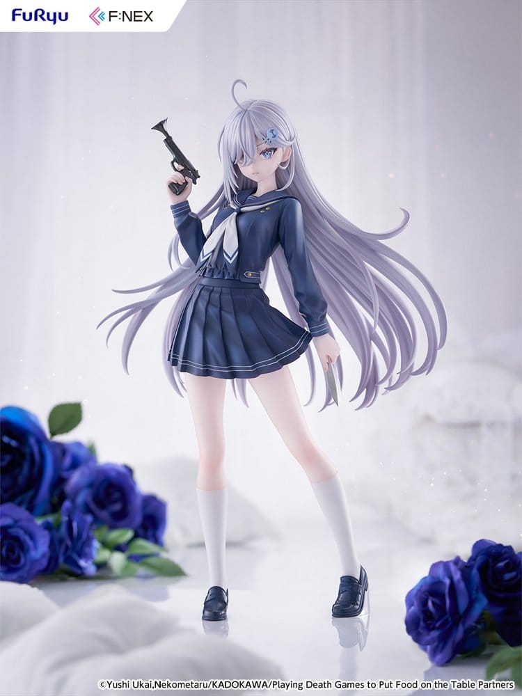 Playing Death Games to Put Food on the Table PVC Figure 1/7 Yuki School Uniform Ver. 24 cm
