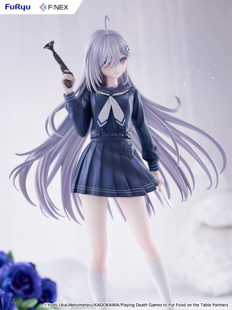 Playing Death Games to Put Food on the Table PVC Figure 1/7 Yuki School Uniform Ver. 24 cm