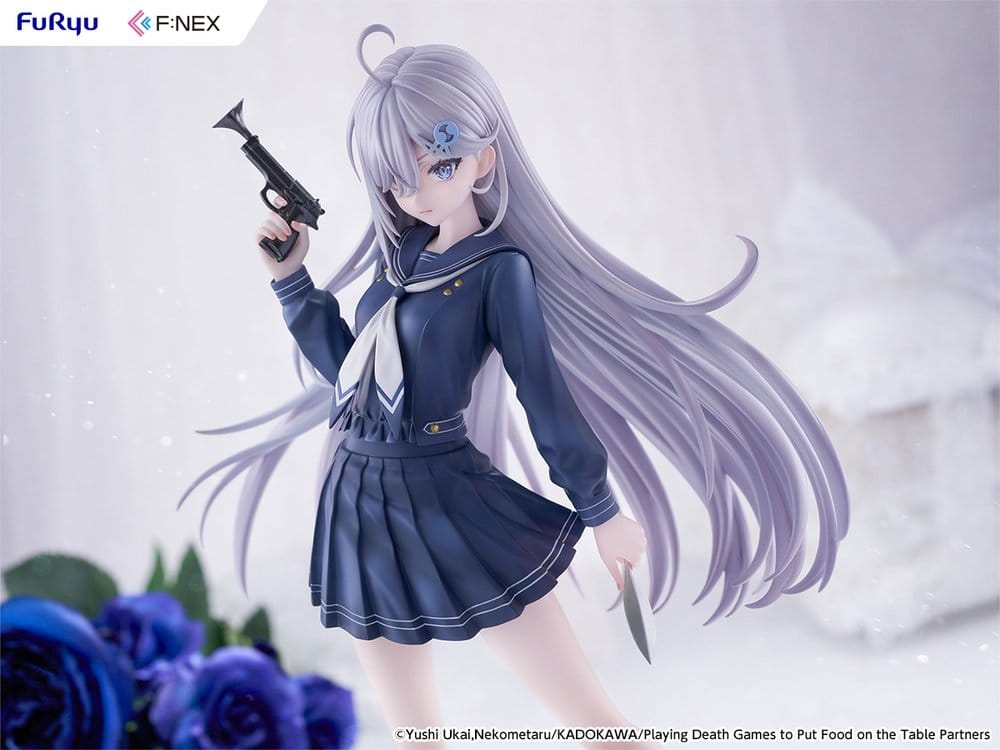 Playing Death Games to Put Food on the Table PVC Figure 1/7 Yuki School Uniform Ver. 24 cm