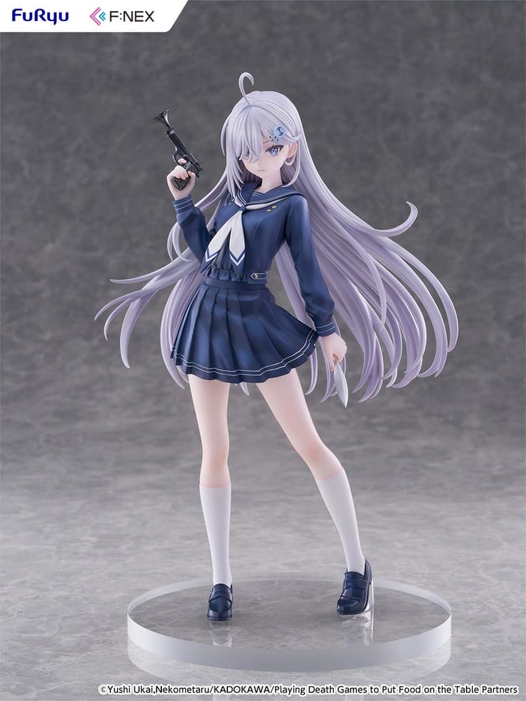 Playing Death Games to Put Food on the Table PVC Figure 1/7 Yuki School Uniform Ver. 24 cm