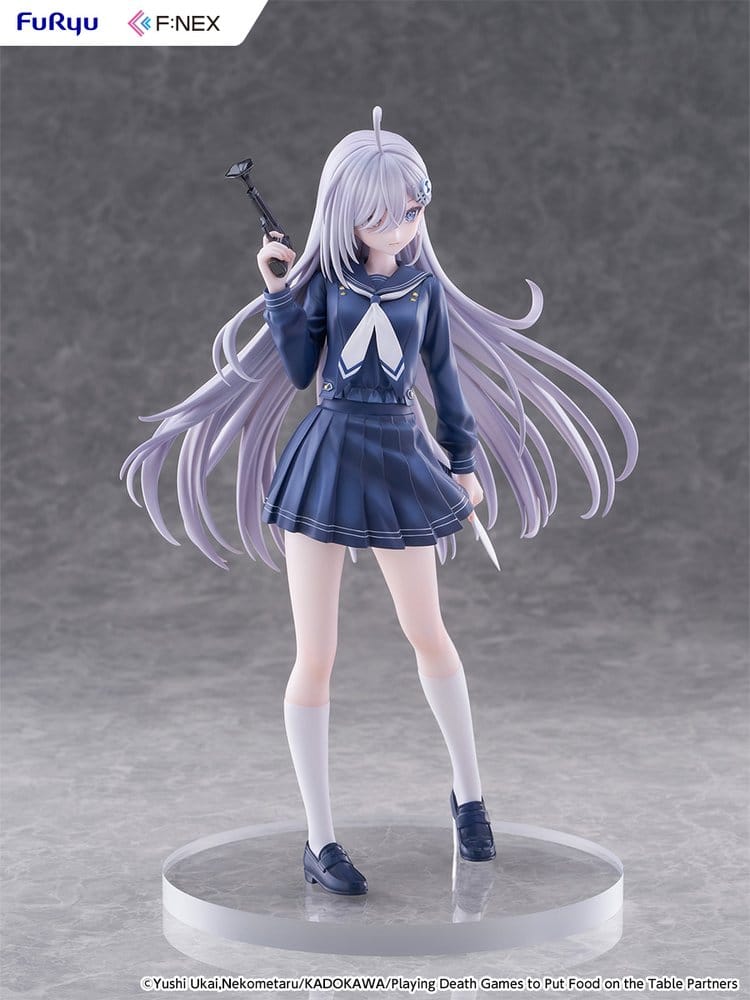 Playing Death Games to Put Food on the Table PVC Figure 1/7 Yuki School Uniform Ver. 24 cm