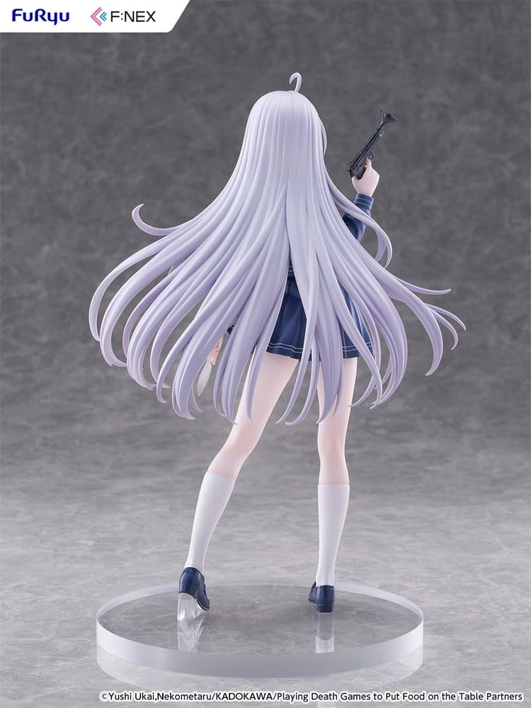 Playing Death Games to Put Food on the Table PVC Figure 1/7 Yuki School Uniform Ver. 24 cm