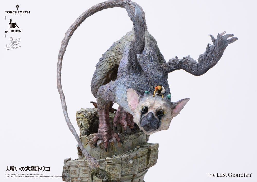The Last Guardian Art Statue Trico by Akishi Ueda 50 cm