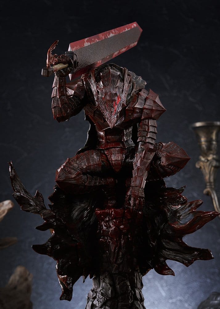 Berserk Pop Up Parade PVC Figure Guts (Berserker Armor): Bloody Paint Ver. L Size 28 cm