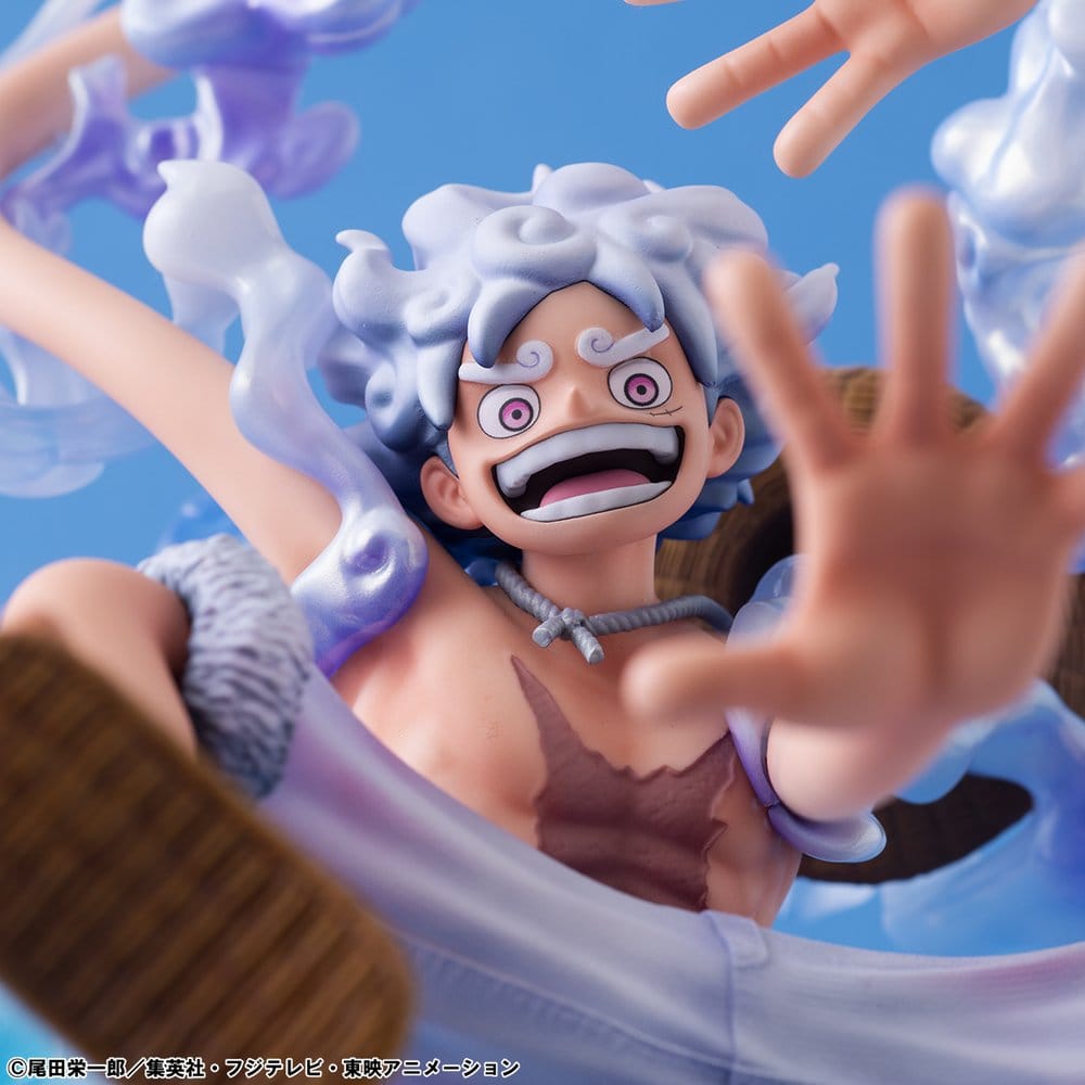 One Piece Portrait.Of.Pirates PVC Figure "Evolutionary History" Monkey D. Luffy "Gear Fifth" 26 cm