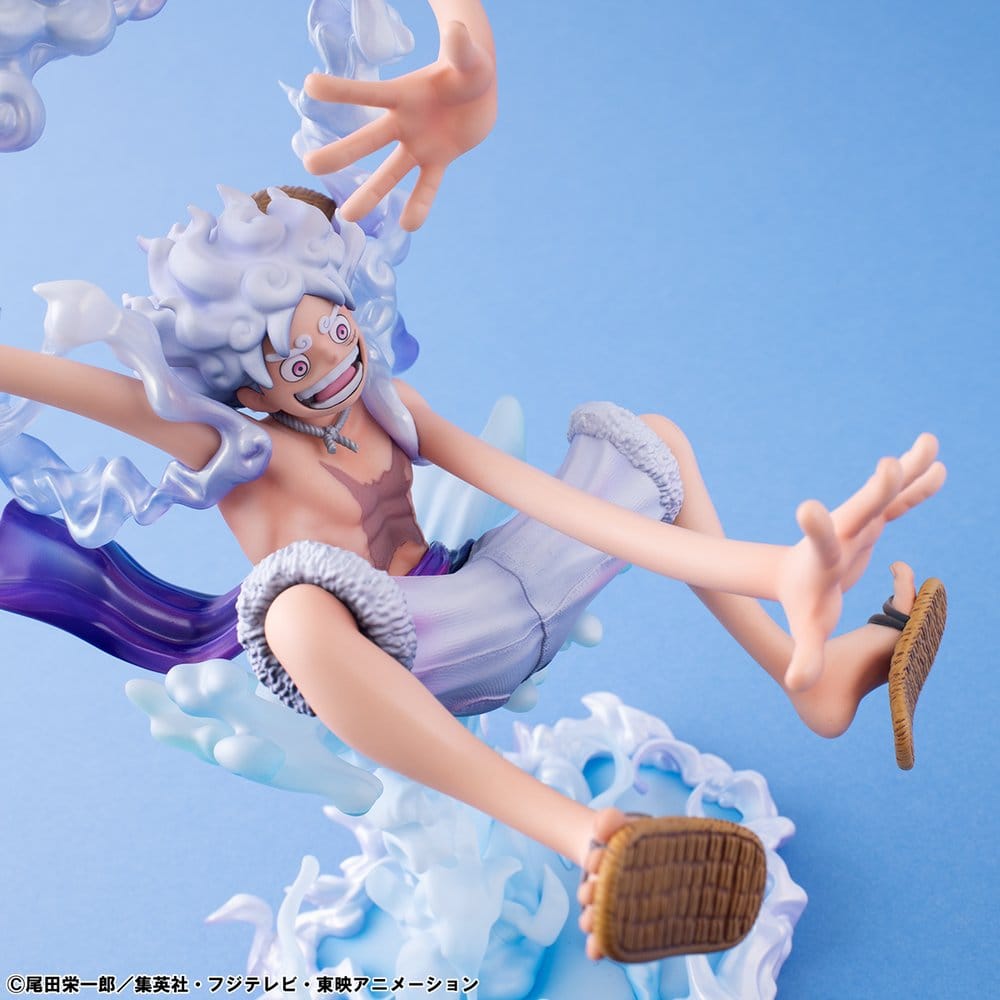 One Piece Portrait.Of.Pirates PVC Figure "Evolutionary History" Monkey D. Luffy "Gear Fifth" 26 cm