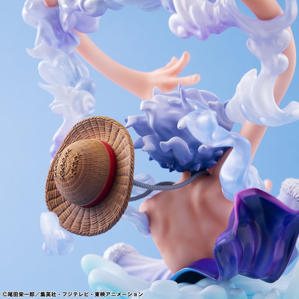 One Piece Portrait.Of.Pirates PVC Figure "Evolutionary History" Monkey D. Luffy "Gear Fifth" 26 cm