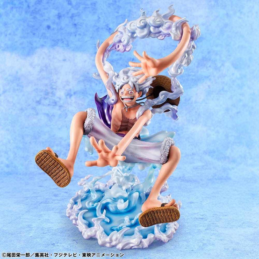One Piece Portrait.Of.Pirates PVC Figure "Evolutionary History" Monkey D. Luffy "Gear Fifth" 26 cm