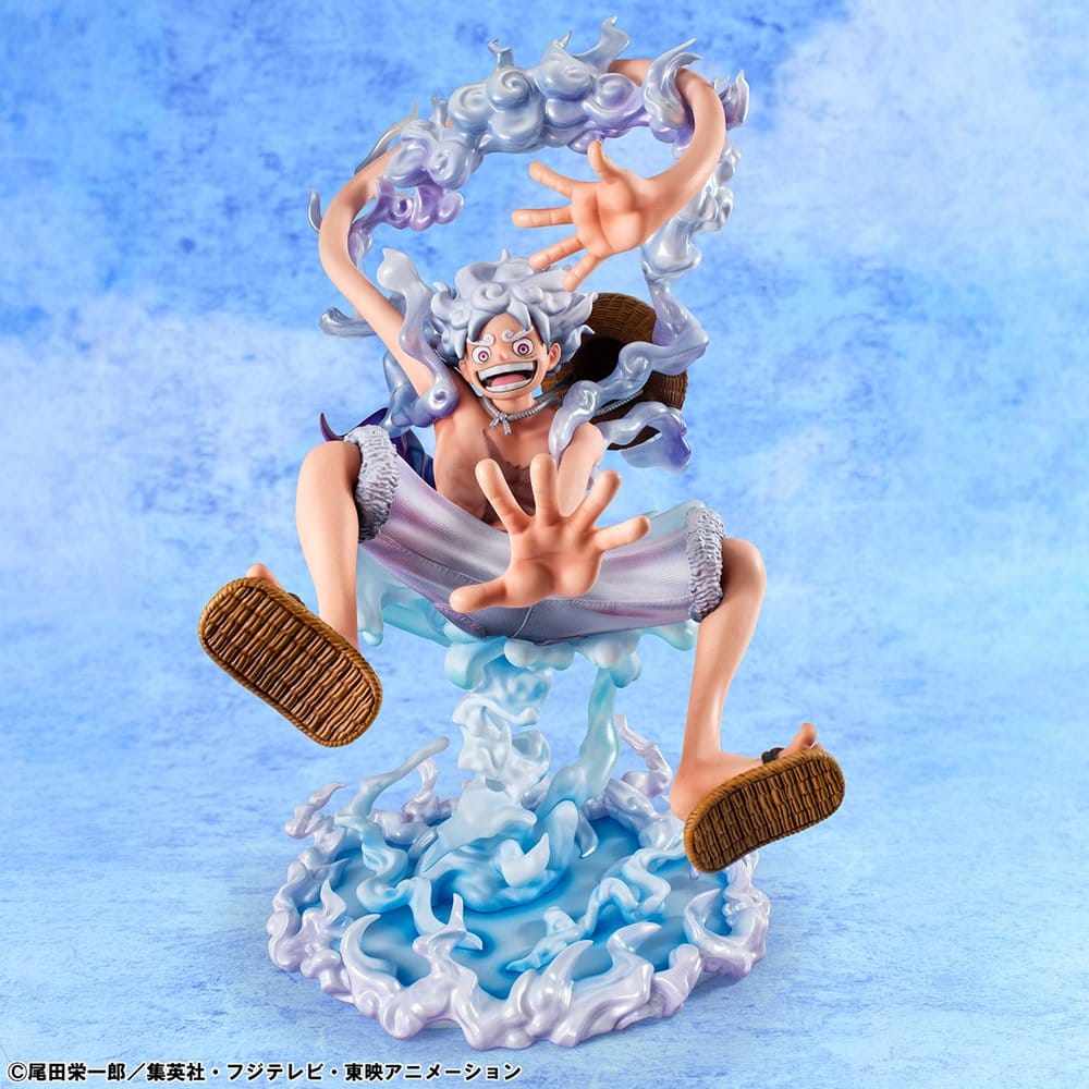 One Piece Portrait.Of.Pirates PVC Figure "Evolutionary History" Monkey D. Luffy "Gear Fifth" 26 cm