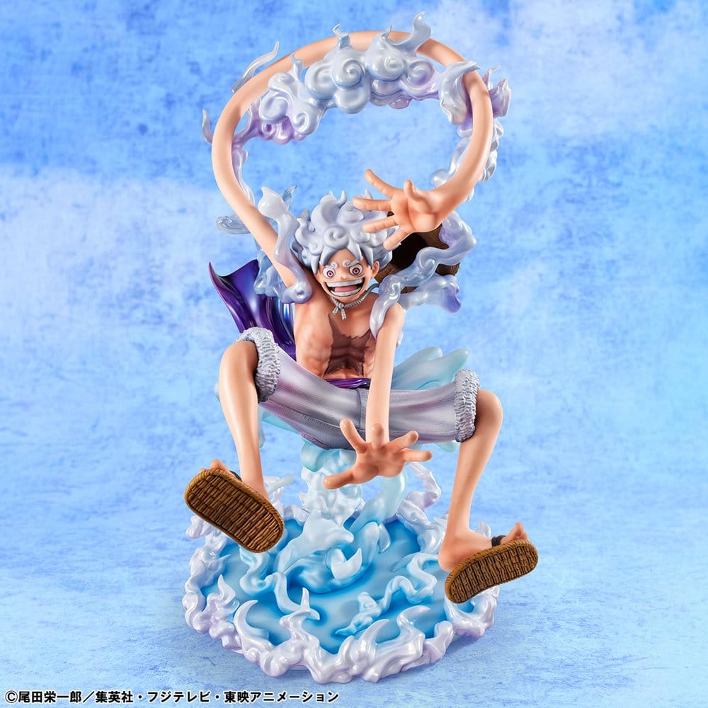 One Piece Portrait.Of.Pirates PVC Figure "Evolutionary History" Monkey D. Luffy "Gear Fifth" 26 cm