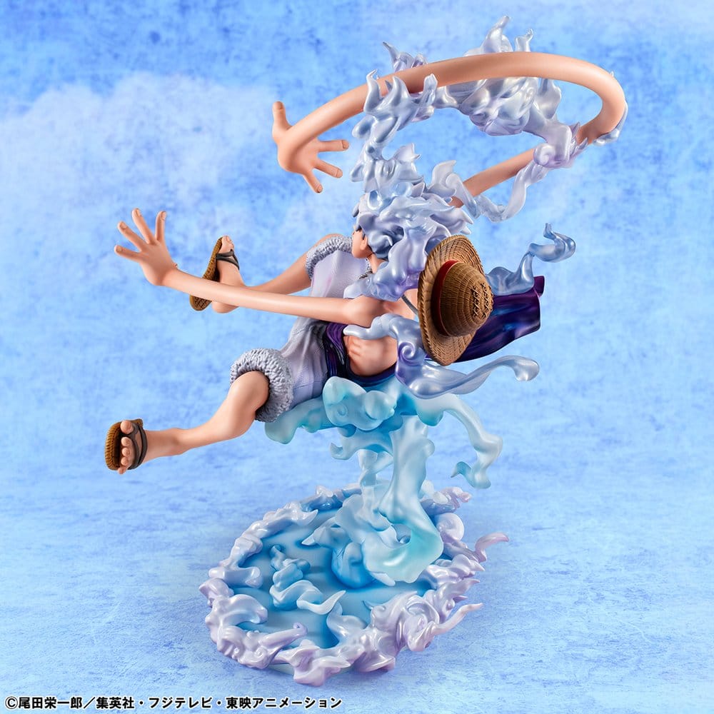 One Piece Portrait.Of.Pirates PVC Figure "Evolutionary History" Monkey D. Luffy "Gear Fifth" 26 cm