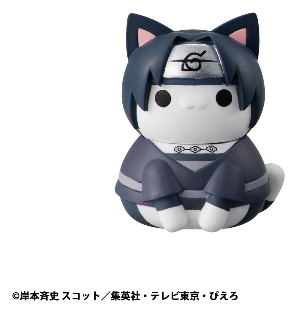 Naruto Shippuden Mega Cat Project Trading Figure Defense Battle of Village of Konoha! 3 cm Nyaruto! Blind Box Assortment (8) (re-run)