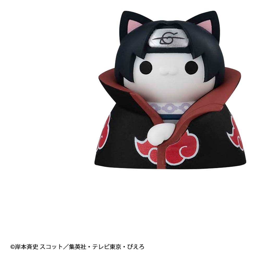 Naruto Mega Cat Project Minifigures 3 cm Nyaruto! Cats of Konoha Village Reboot Blind Box Display (8) (Repeat)