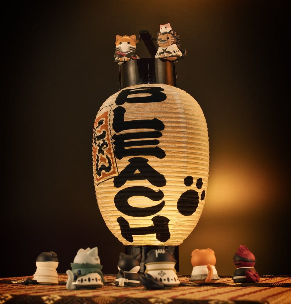 Bleach Mega Cat Project Minifigures 3 cm Thousand-Year Blood War Bleach Nyan Blind Box Display (8) (Repeat)
