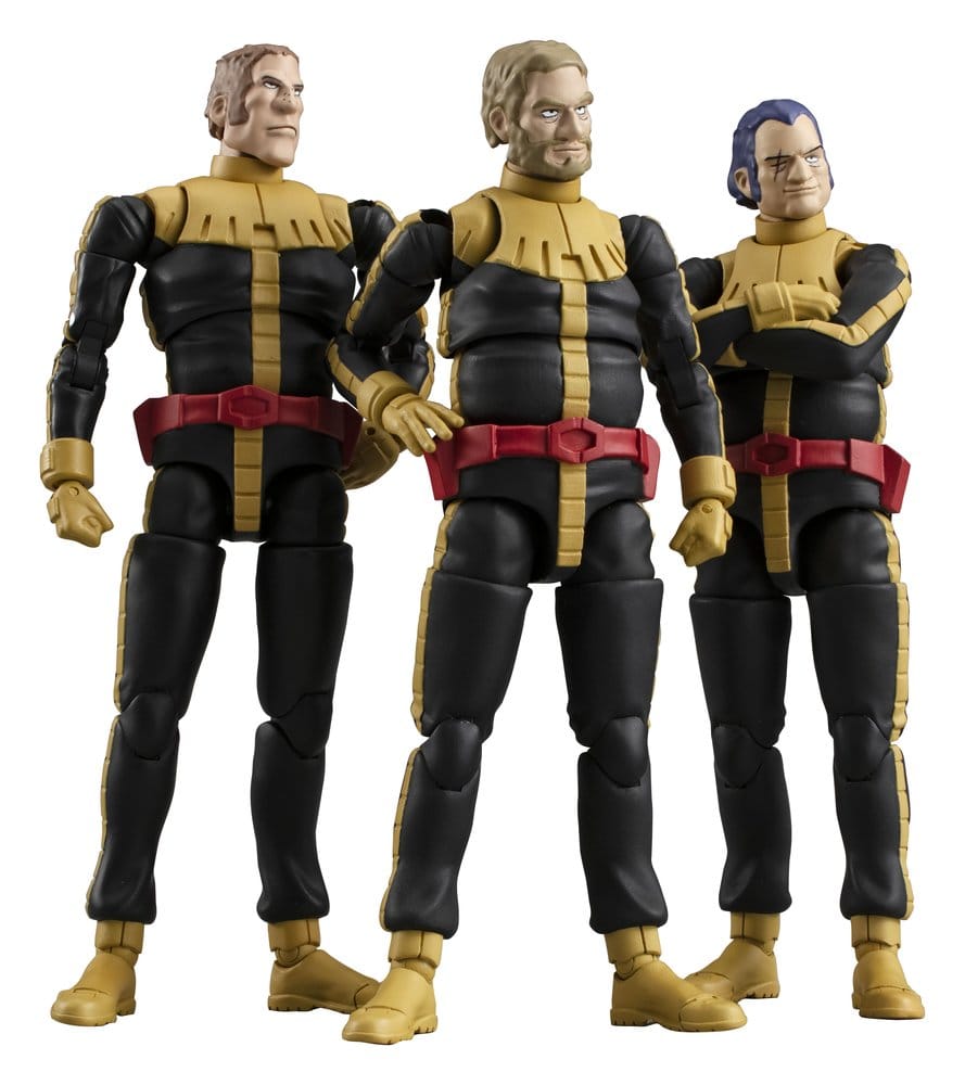 Mobile Suit Gundam G.M.G. Collection 3-Pack Action Figures Principality of Zeon Jet Stream Attack 10 cm (with gift)