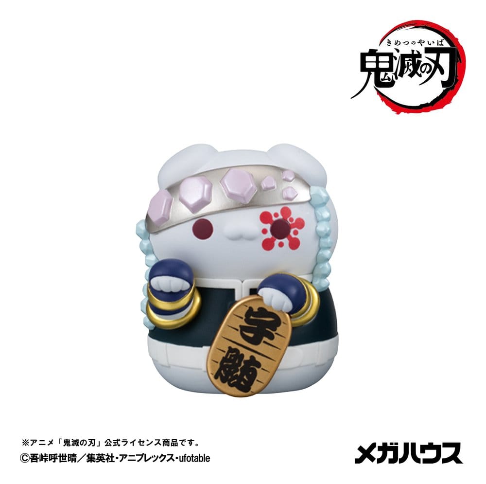 Demon Slayer: Kimetsu no Yaiba Mega Cat Project Minifigures 6 cm Demon Slayer Fortune Cats ver. 02 Blind Box Display (8) (Repeat)