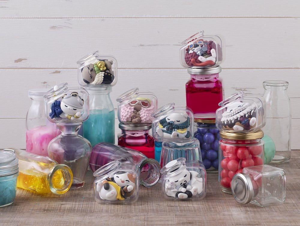 One Piece Mega Cat Project Mini Figures Good Night NyanPieceNyan! Ver. Luffy with rivals 6 cm Blind Box Assortment (8)