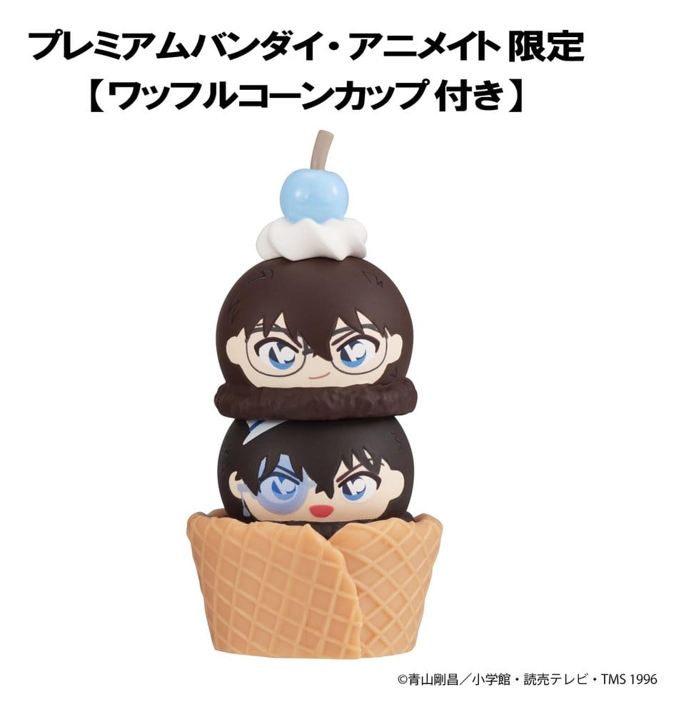 Detective Conan Tsumichen Stack up &amp; Change Mini Figures 8 cm Blind Box Assortment (6) (with gift)