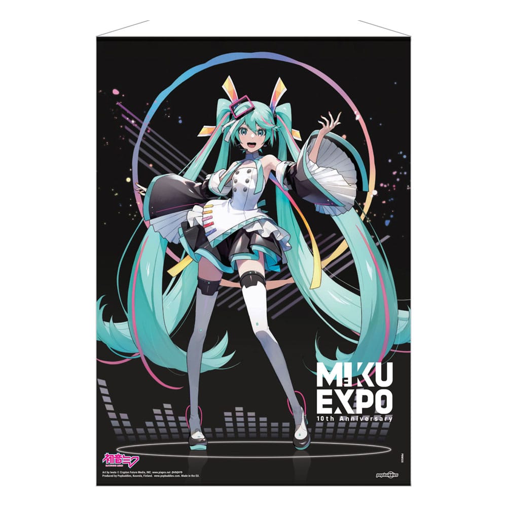Hatsune Miku Wallscroll Miku Expo 10th Anniversary Limited Edition 50 x 70 cm