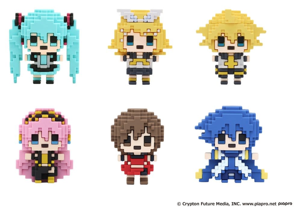 Vocaloid BuilDot Mini Figures Akatans Piapro Characters Blind Box Assortment (6)