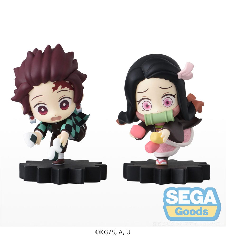 [Pre-order] "Demon Slayer: Kimetsu no Yaiba" mOH!ment Figure - Kamado Tanjiro & Nezuko 