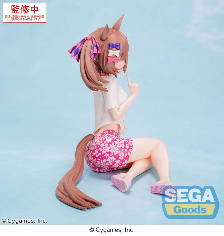 Uma Musume Pretty Derby Yumemirize PVC Statue Smart Falcon Gaze on Me! 14 cm