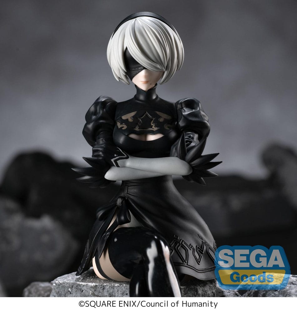 [Pre-order] "NieR:Automata Ver1.1a" - 2B PM Prize Figure (Perching Ver.)