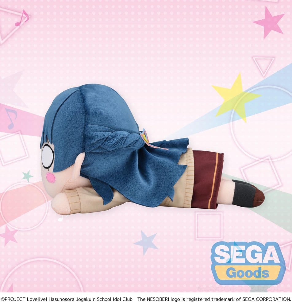 Love Live! Nesoberi (Lay-Down) Plush Figure Murano Sayaka - Winter Uniform (M) 16 cm