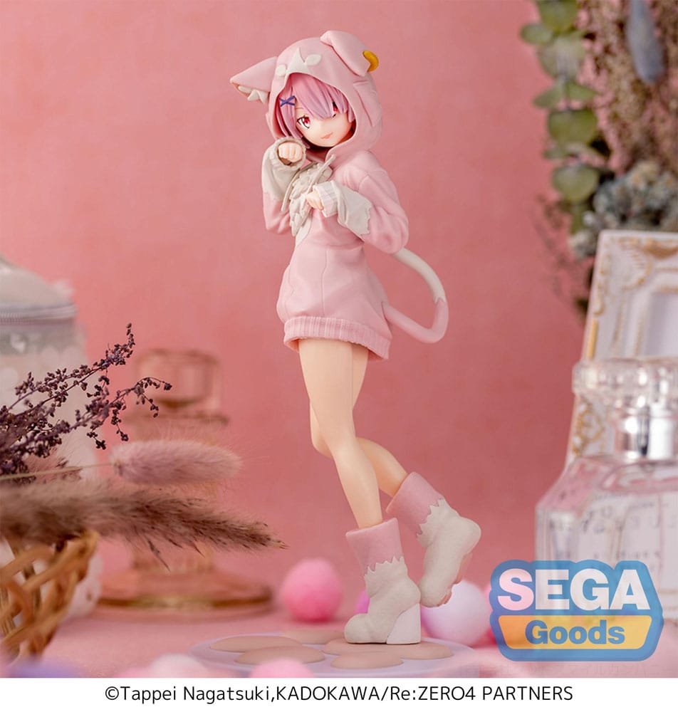Re:Zero Starting Life in Another World XStellar PVC Statue Ram Mofumofu Pack 22 cm