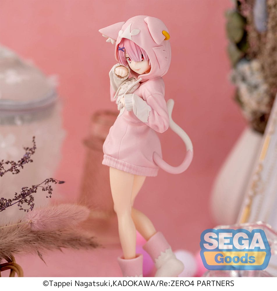 Re:Zero Starting Life in Another World XStellar PVC Statue Ram Mofumofu Pack 22 cm
