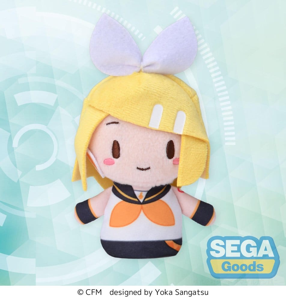 Kagamine Rin & Len Fuwa Petit Plush Kagamine Rin Finger Mascot 10 cm