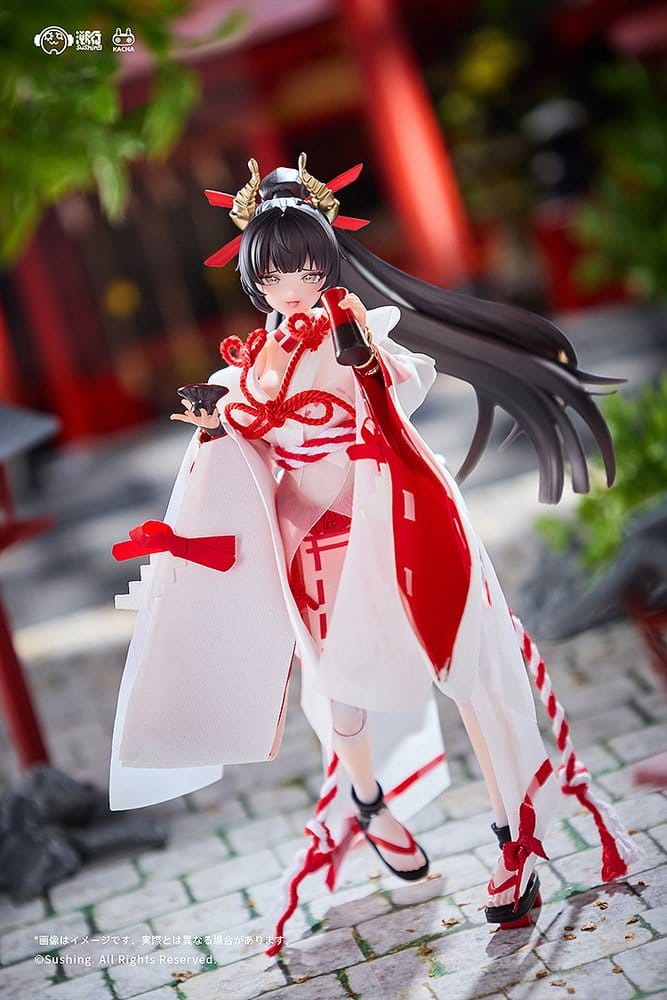 Combat Priestess Action Figure 1/12 Sakura Uefuji 15 cm