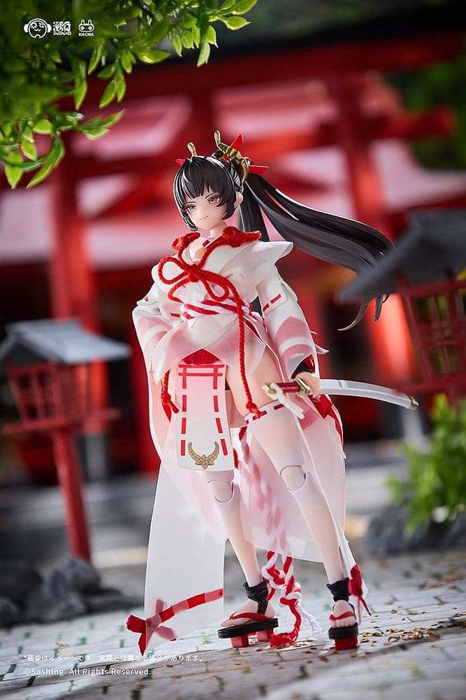 Combat Priestess Action Figure 1/12 Sakura Uefuji 15 cm