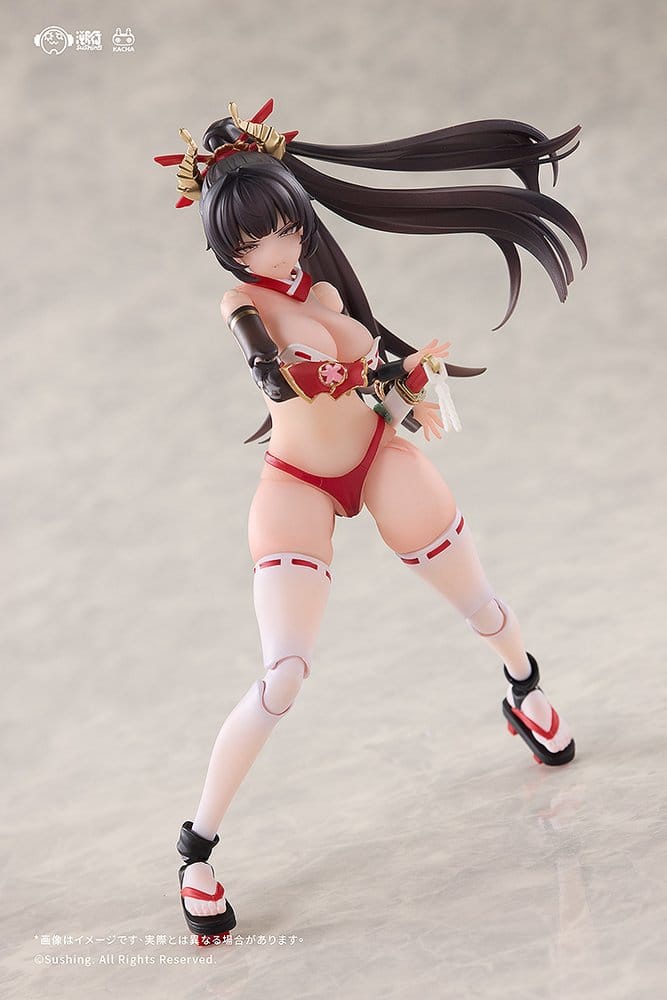 Combat Priestess Action Figure 1/12 Sakura Uefuji 15 cm